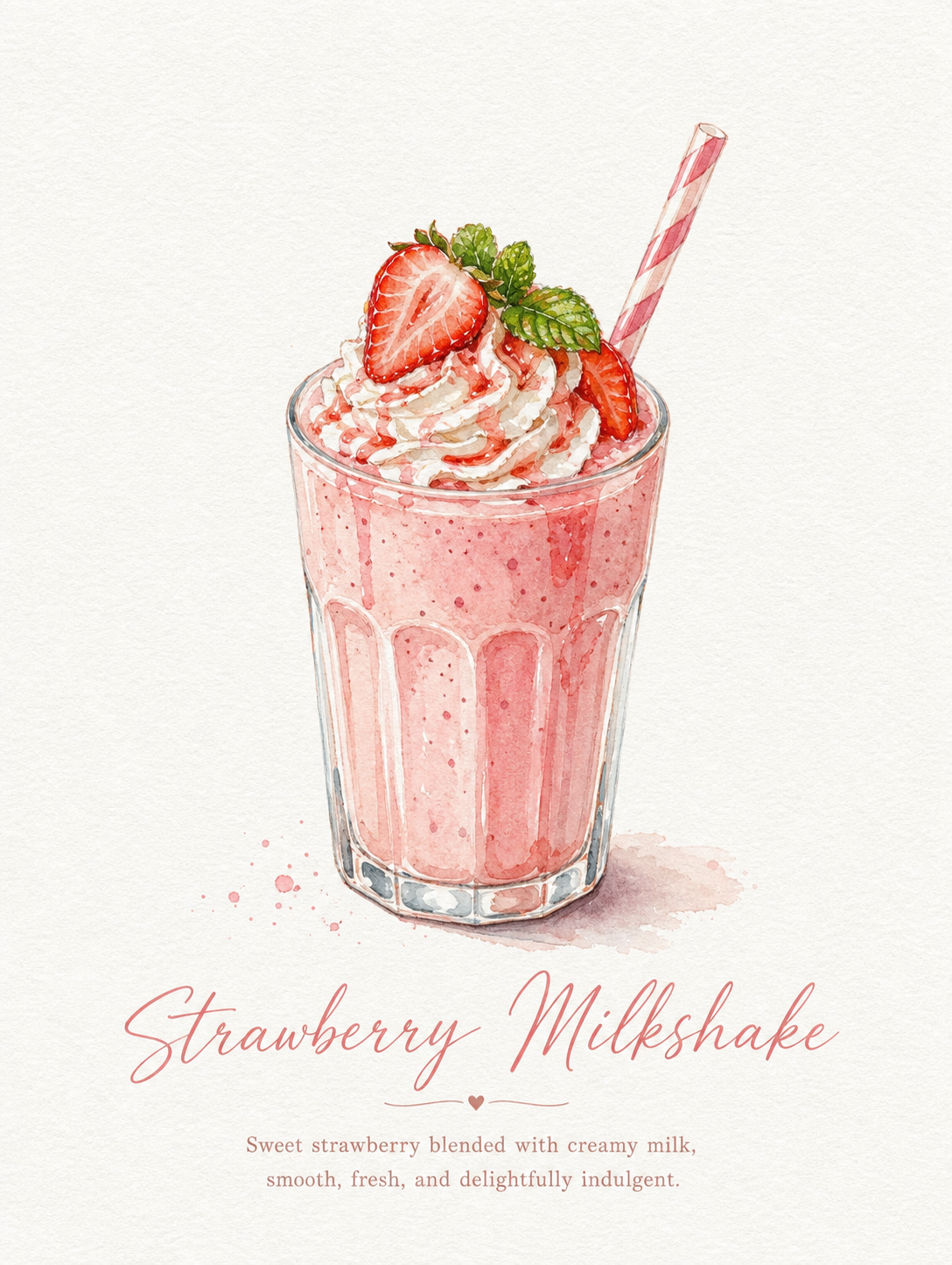 Strawberry Milkshake Study